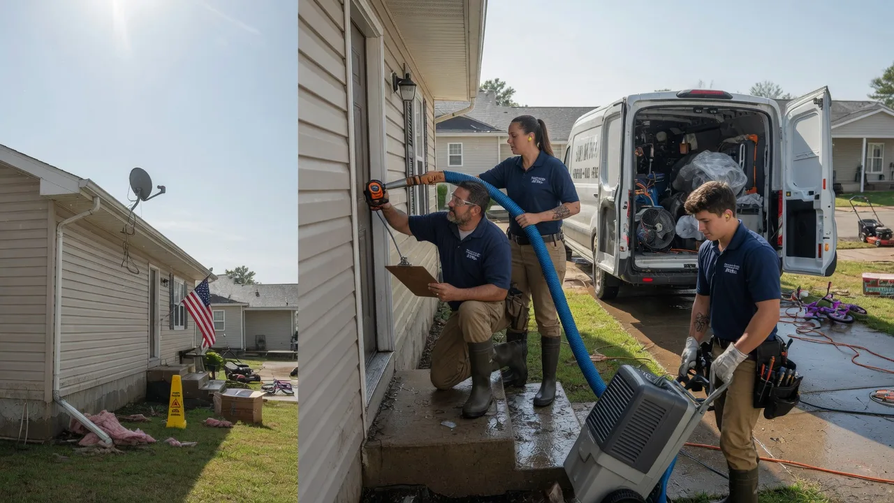 Ceiling Water Damage Restoration in Trenton, OH near me